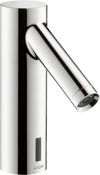 Miscelatore elettronico lavabo 90 senza leva di regolazione temperatura e alimentazione a batteria Miscelatore elettronico lavabo 90 senza leva di regolazione temperatura e alimentazione a batteria