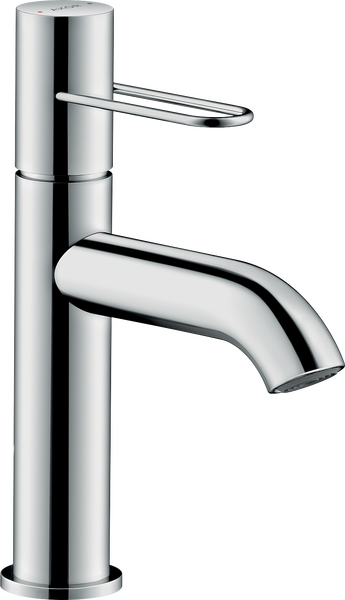 Miscelatore monocomando lavabo con maniglia a staffa con piletta Miscelatore monocomando lavabo con maniglia a staffa con piletta