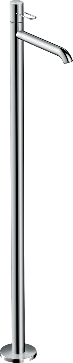 Single lever basin mixer floor-standing with loop handle without waste set