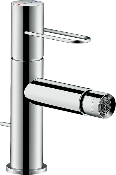 Miscelatore monocomando bidet con maniglia a staffa e tirante Miscelatore monocomando bidet con maniglia a staffa e tirante