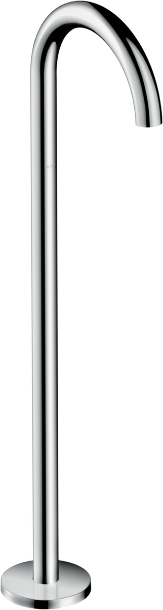 Bath spout curved floor-standing