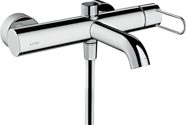 Axor UNO Mitigeur lavabo Select 80, bonde à écoulement libre, nickel brossé  (45015820)