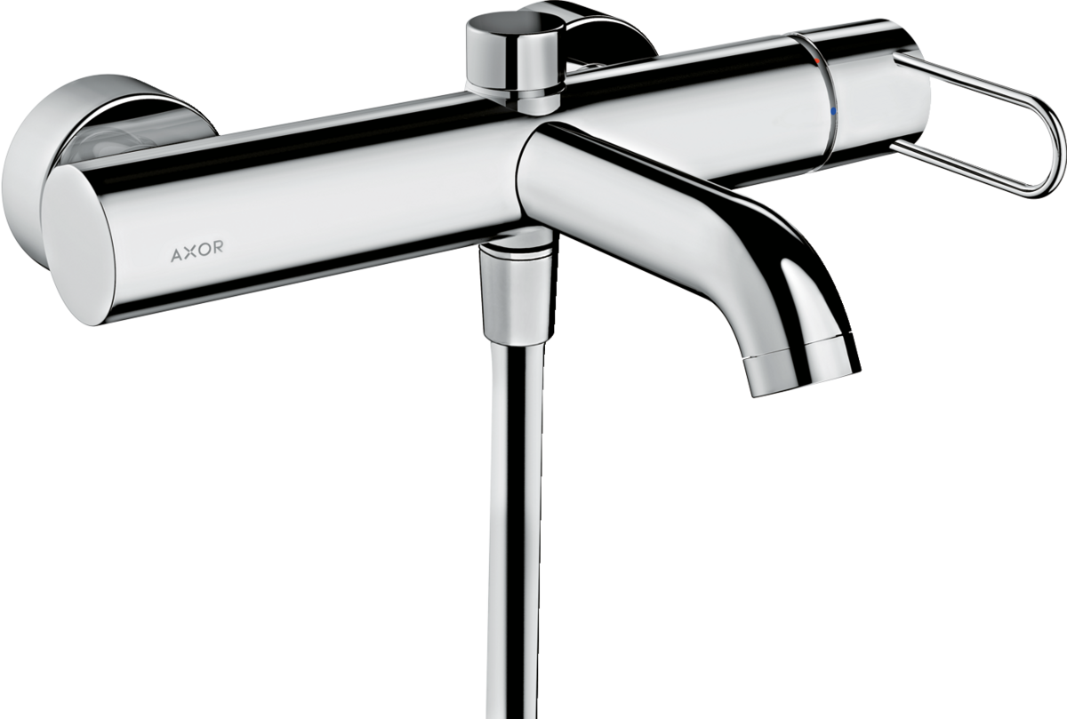 langs kruis Perfect AXOR Uno Bath mixers: 2 functions, Chrome, Item No. 38421000 | Hansgrohe  Pro INT