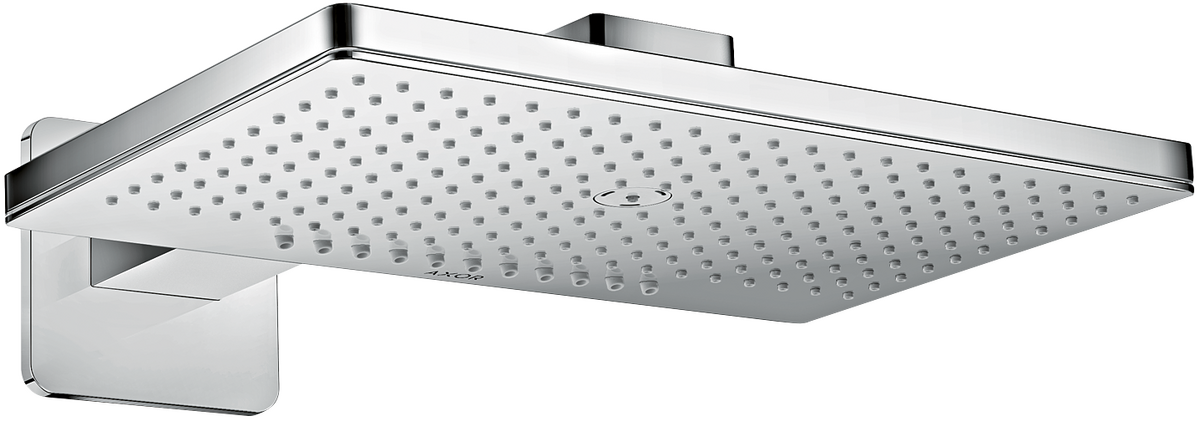Overhead shower 460/300 2jet with shower arm and softsquare escutcheon
