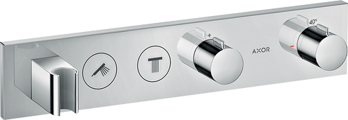 AXOR ShowerSolutions Shower mixers: two-handle, 2 functions, Chrome ...