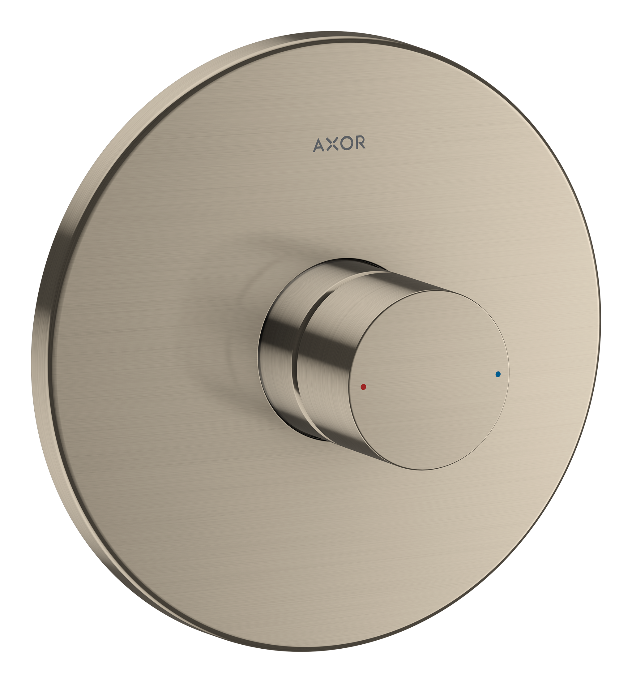 Single lever shower mixer for concealed installation with zero handle