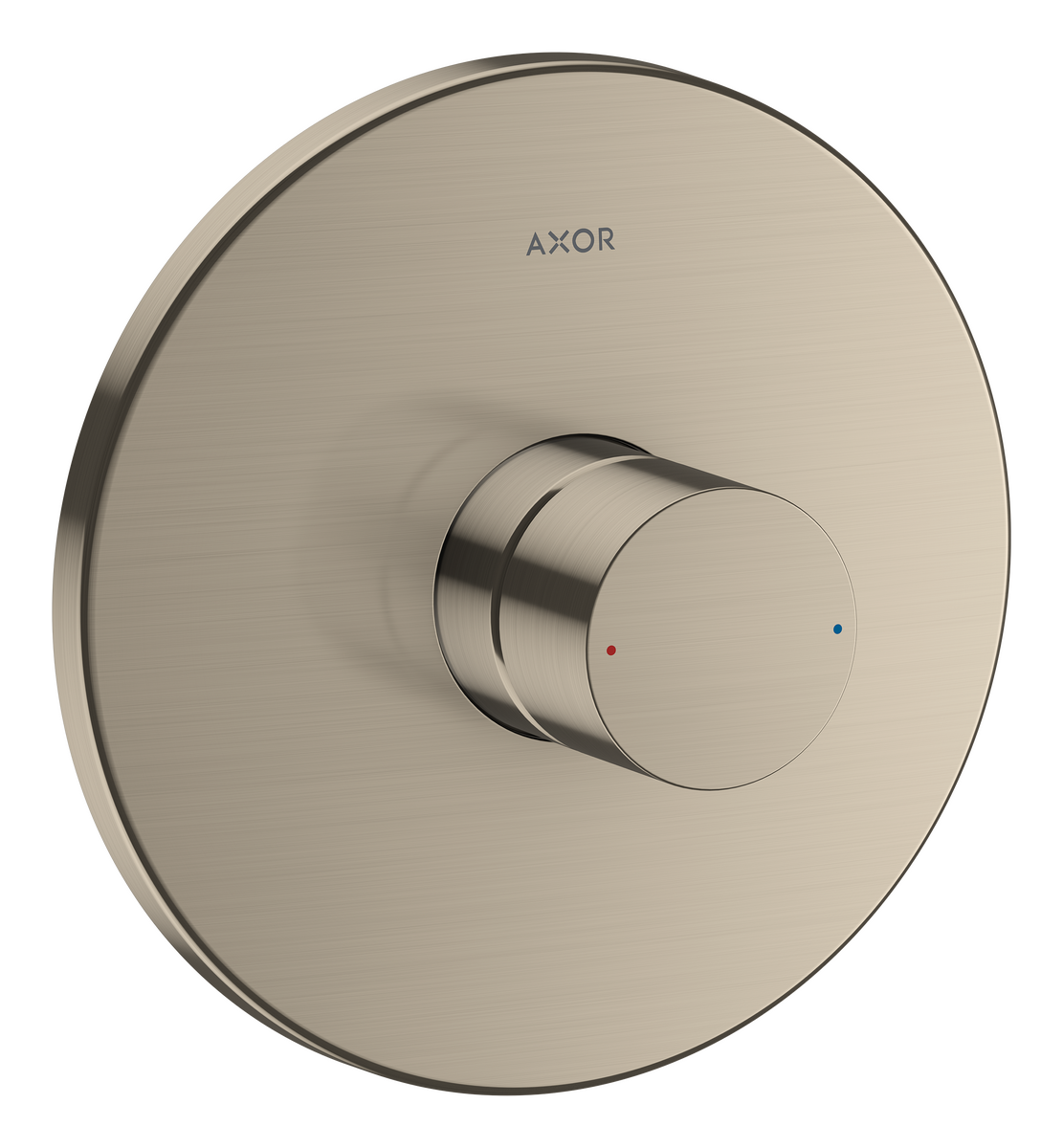 Single lever shower mixer for concealed installation with zero handle