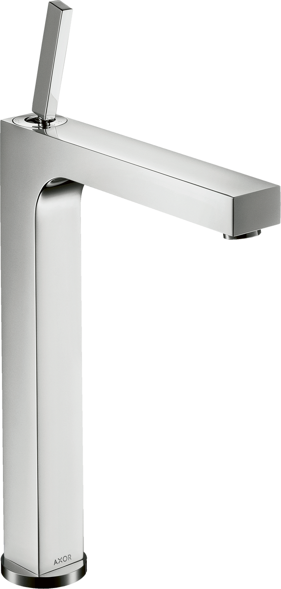 AXOR Sink mixers: AXOR Citterio, Single-Hole Faucet 110 with Pop-Up Drain, 1.2 GPM, Art. no. 39010001 AXOR Sink mixers: AXOR Citterio, Single-Hole Faucet 110 with Pop-Up Drain, 1.2 GPM, Art. no. 39010001