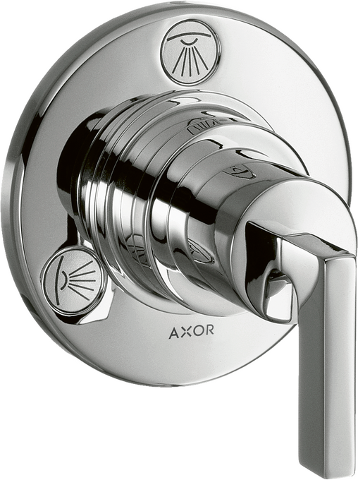AXOR Citterio Set de finition pour robinet d'arrêt et inverseur Trio / Quattro avec poignée manette — 39920000