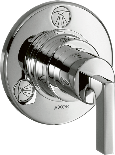 Ab- und Umstellventil Trio/ Quattro Unterputz mit Hebelgriff