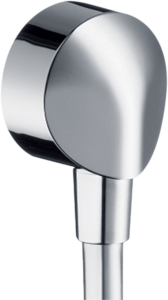 hansgrohe Sortie murale: FixFit, Coude de raccordement mural Square avec  clapet antiretour, N° article 26455000