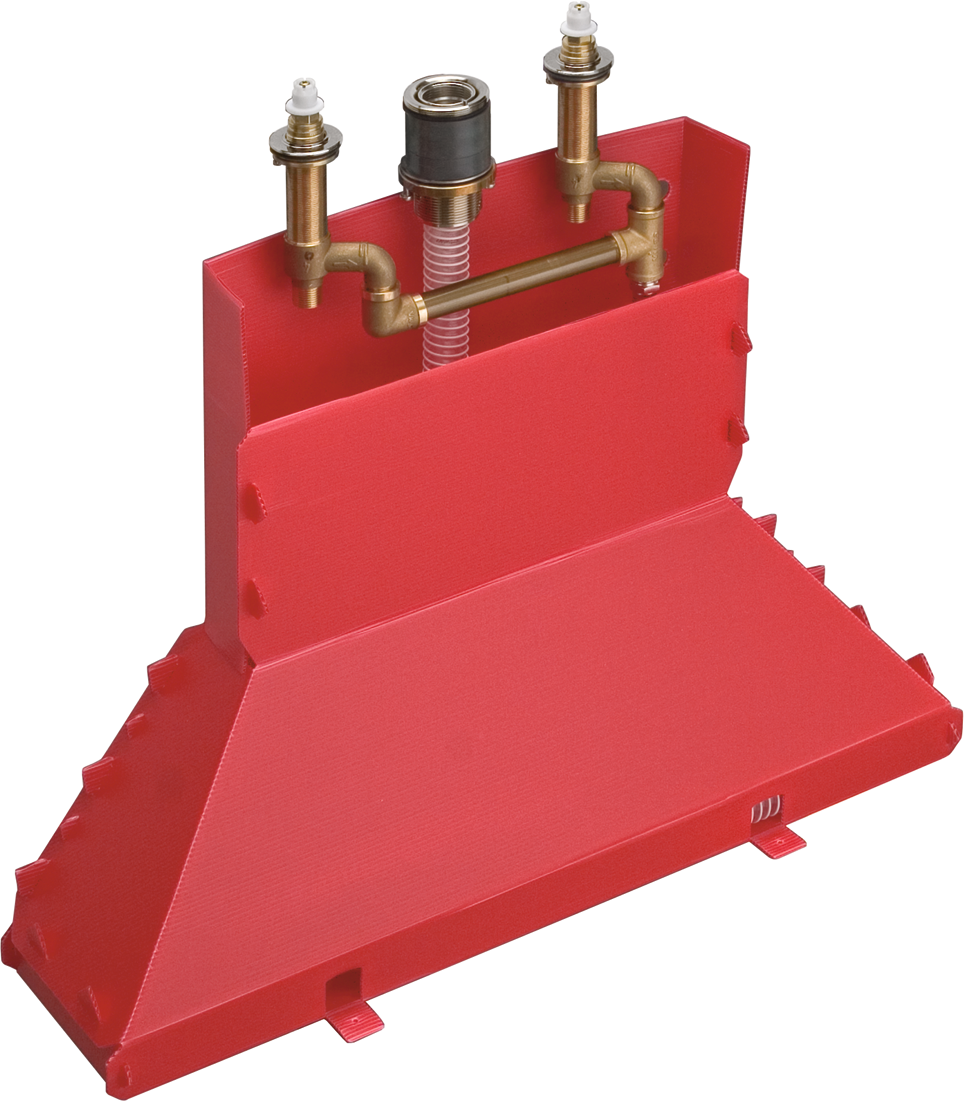 Basic set for 3-Hole Rim-Mounted Bath Mixer DN15