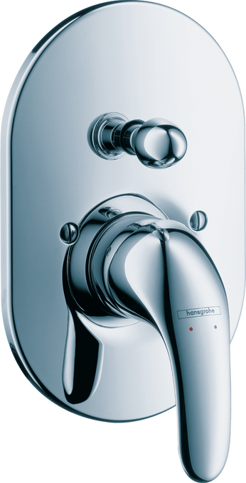 Single lever bath mixer for concealed installation