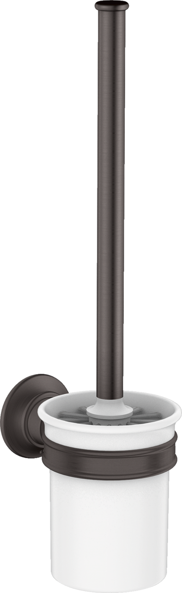 Toilet brush holder wall-mounted