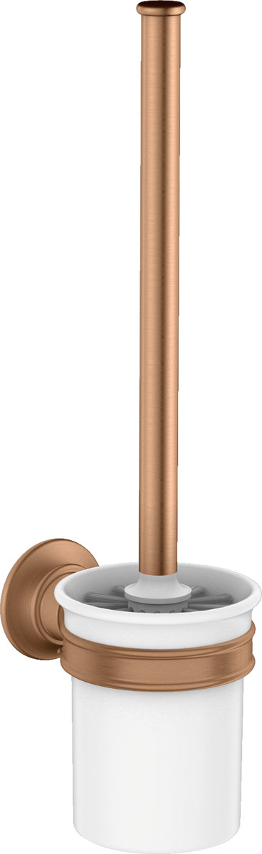 Toilet brush holder wall-mounted