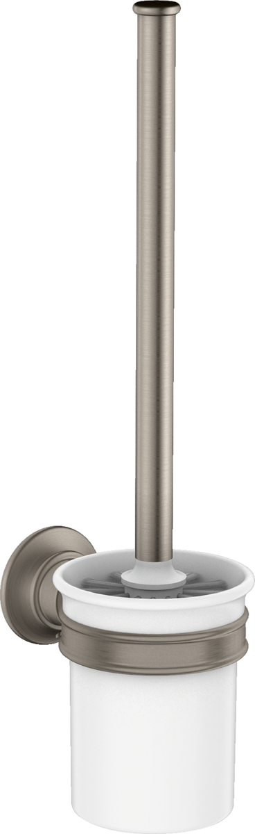 Toilet brush holder wall-mounted