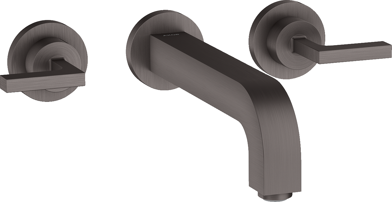 3-hole basin mixer for concealed installation wall-mounted with spout 222 mm