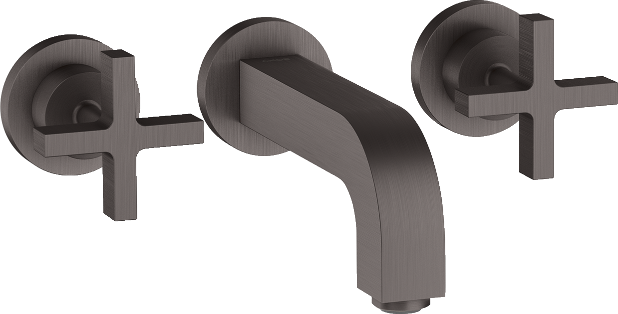 3-Loch Waschtischarmatur Unterputz für Wandmontage mit Auslauf 162 mm