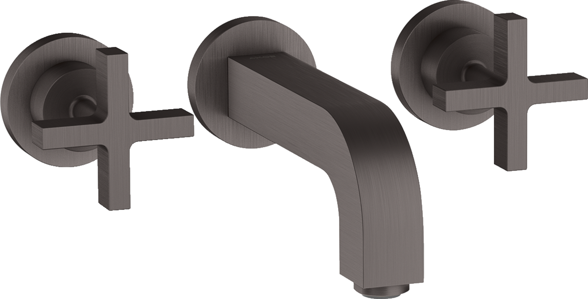 3-hole basin mixer for concealed installation wall-mounted with spout 162 mm