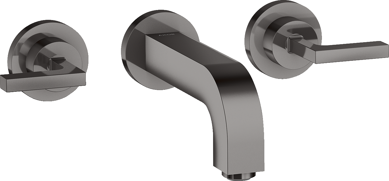 3-hole basin mixer for concealed installation wall-mounted with spout 162 mm