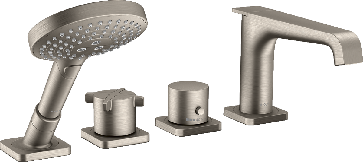 4-Loch Wannenrandarmatur mit Thermostat