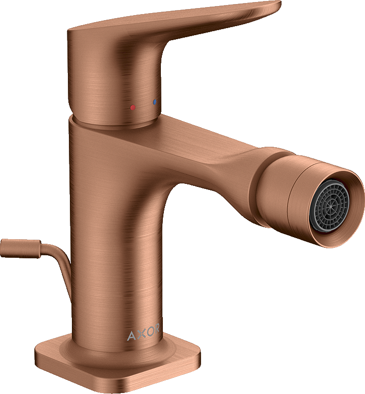 Mezclador monomando de bidé con vaciador automático