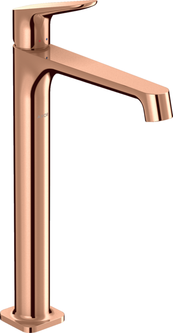 AXOR Citterio M Mitigeur de lavabo 250 surélevé pour vasque libre, bonde à écoulement libre — 34127300