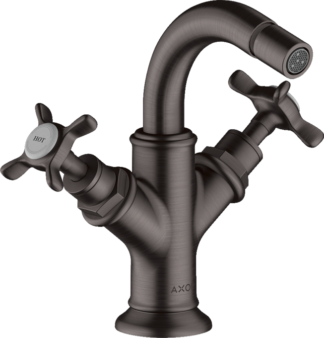 AXOR Montreux Mélangeur de bidet avec poignées croisillons — 16520340