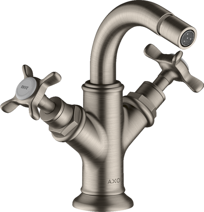 AXOR Montreux Mélangeur de bidet avec poignées croisillons — 16520800