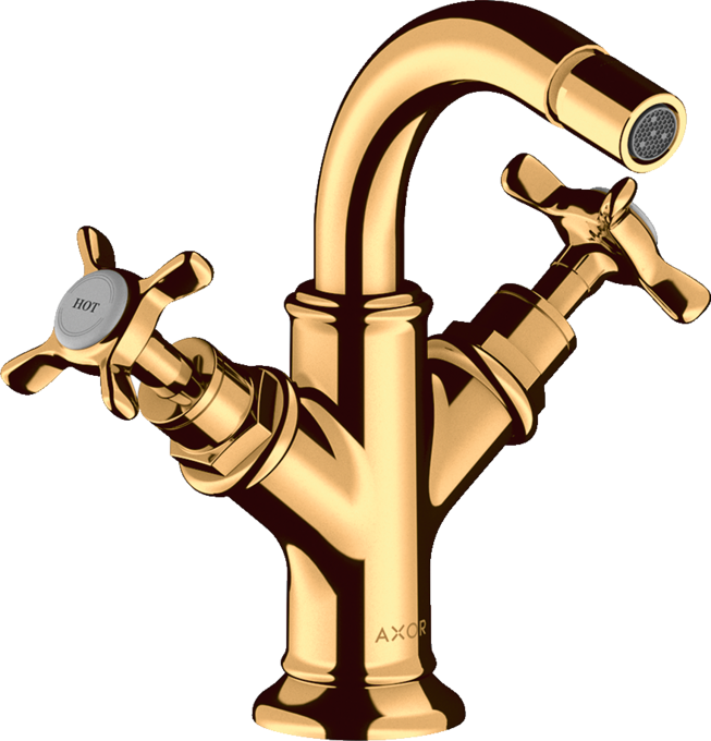 AXOR Montreux Mélangeur de bidet avec poignées croisillons — 16520990