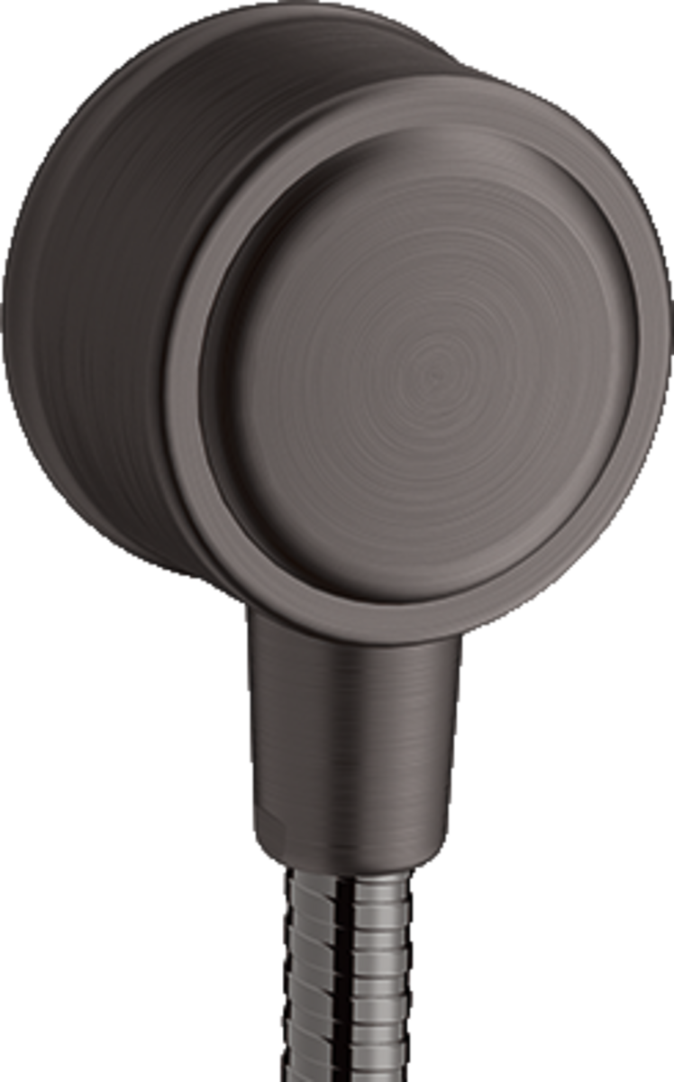 Wall outlet with non-return valve