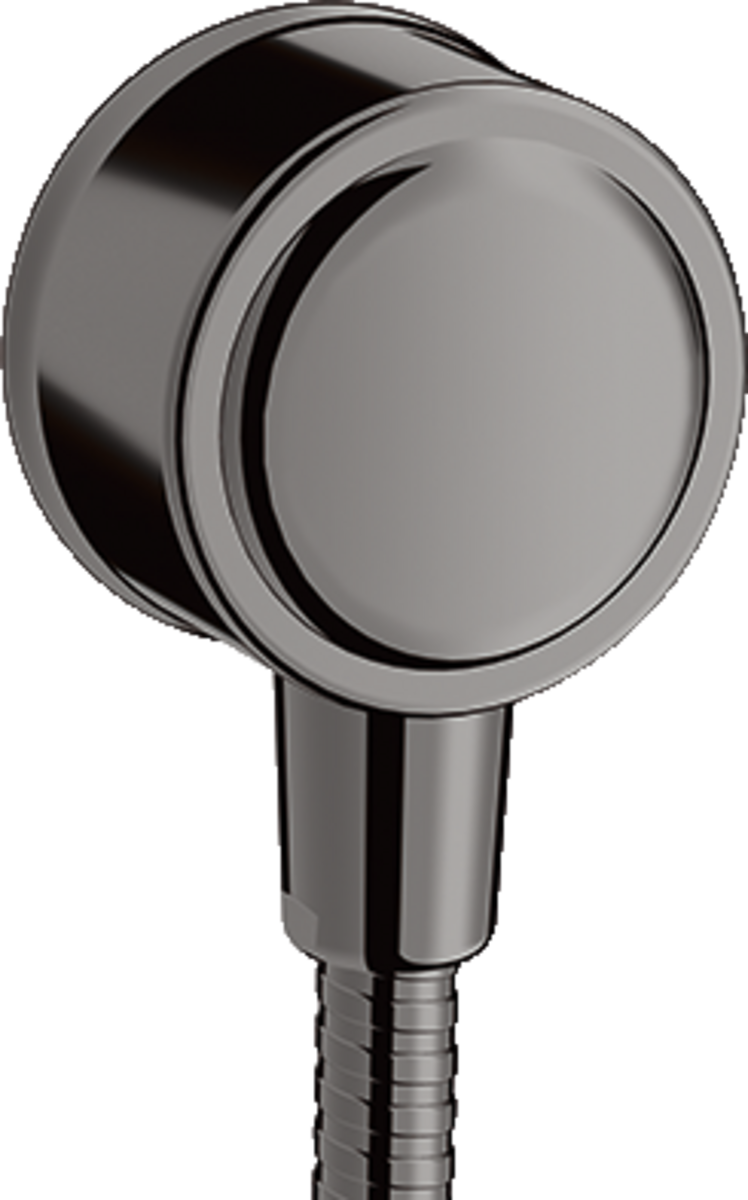 Wall outlet with non-return valve