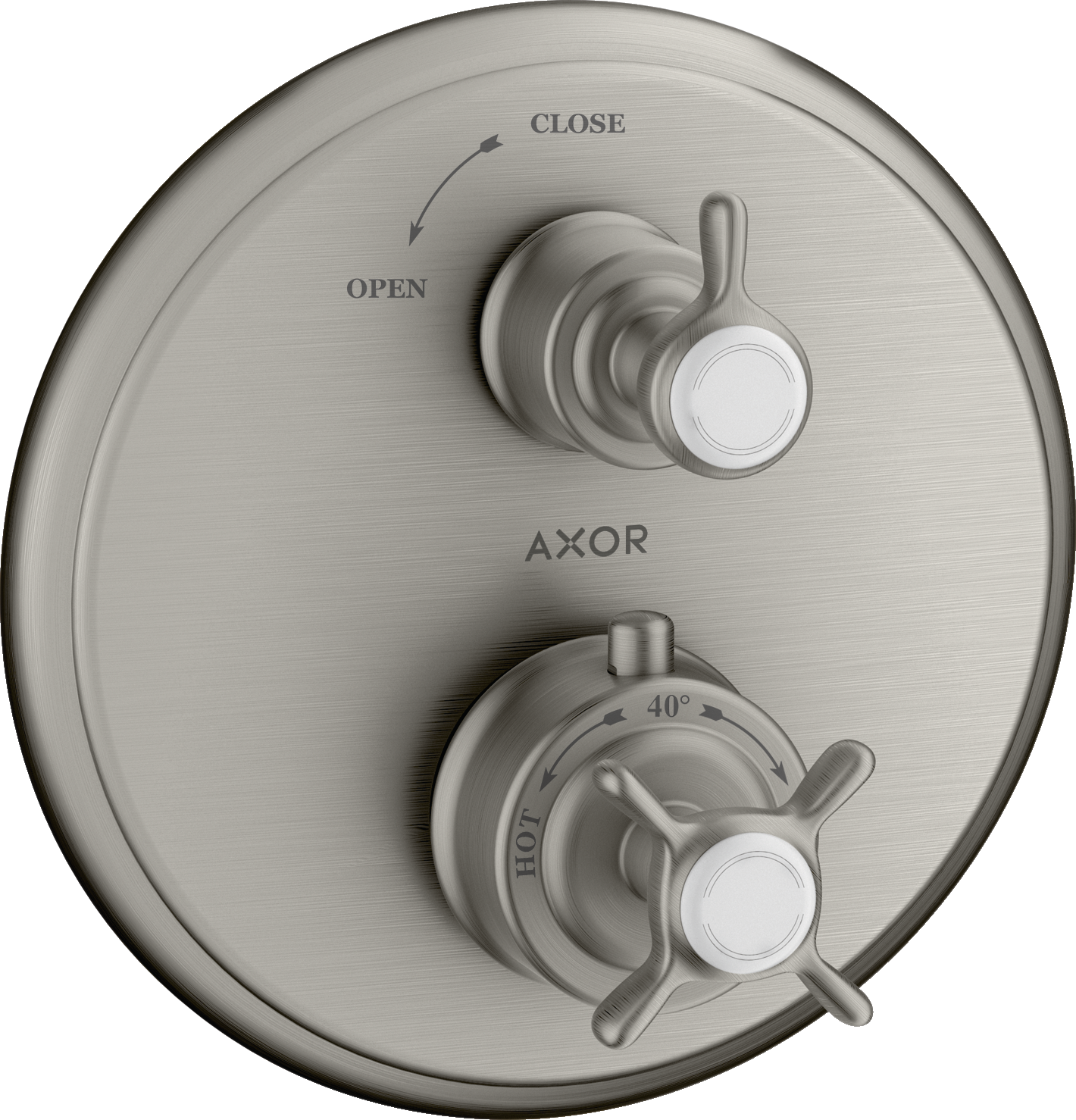 Thermostatique encastré avec robinet d'arrêt