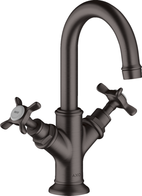 AXOR Montreux ​Mélangeur de lavabo 160 poignée croisillon pour lave-mains avec tirette et vidage — 16505340