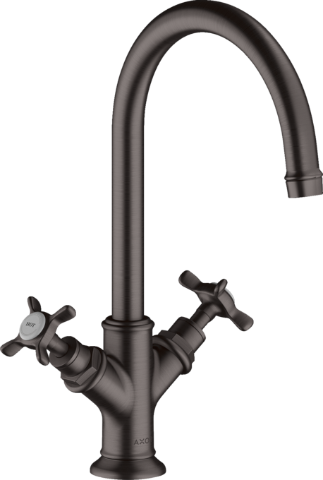 AXOR Montreux Mélangeur de lavabo 210 poignées croisillons sans tirette ni vidage — 16506340