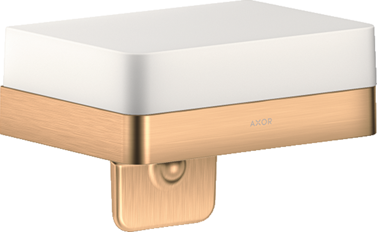 Liquid soap dispenser with shelf