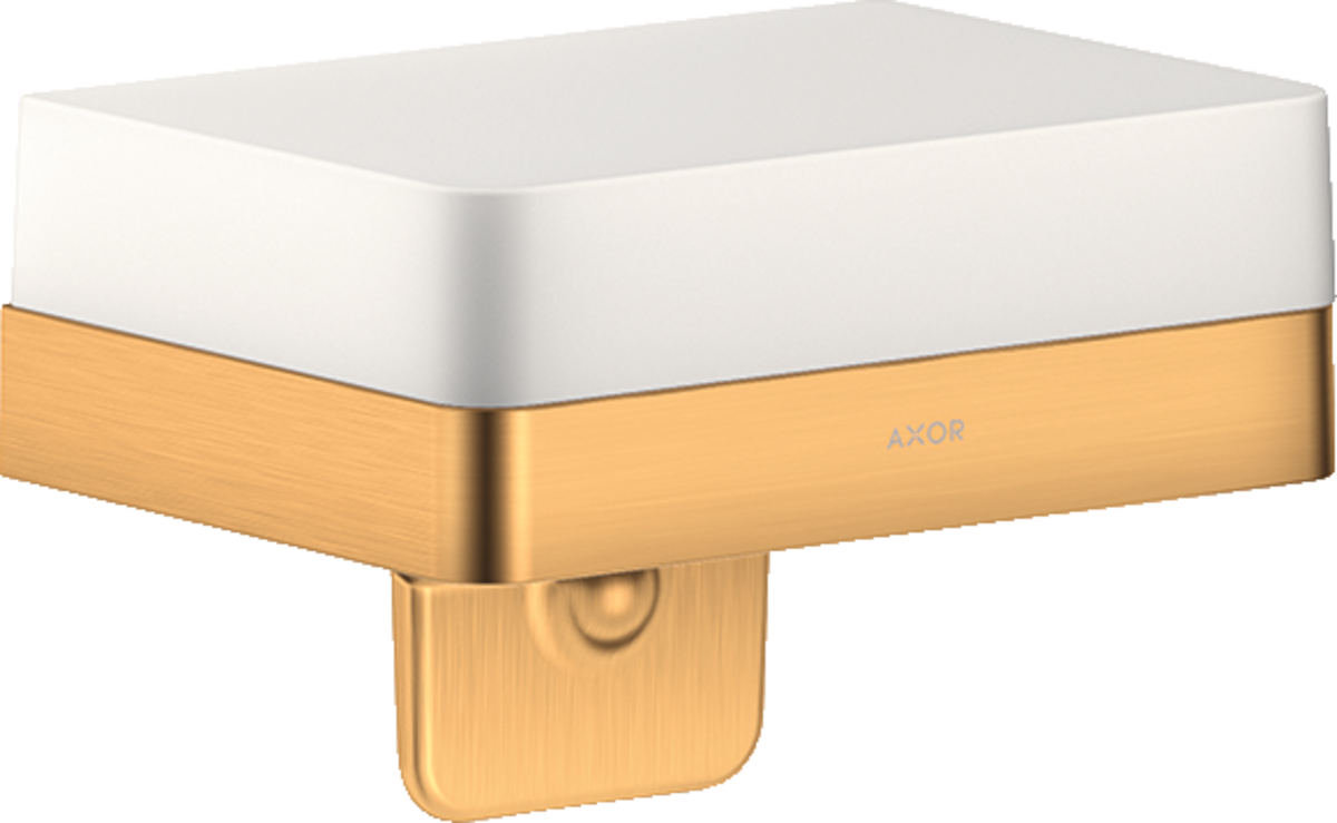 Liquid soap dispenser with shelf