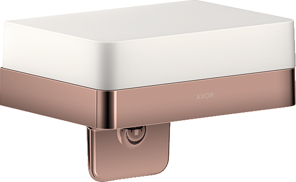 Liquid soap dispenser with shelf