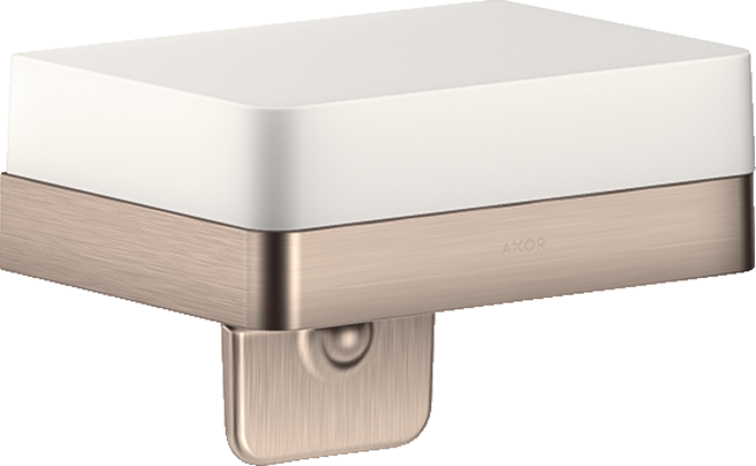 AXOR Universal Softsquare Distributeur de savon liquide avec tablette — 42819820