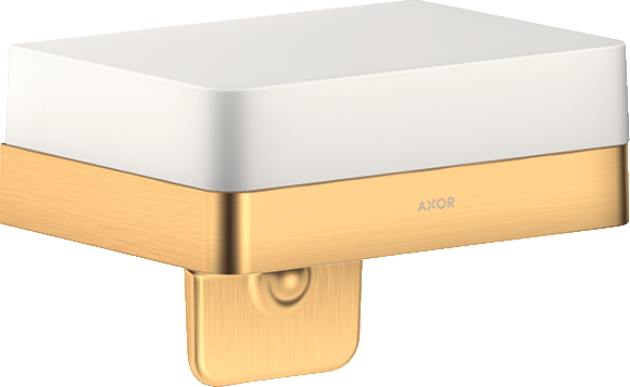 Liquid soap dispenser with shelf