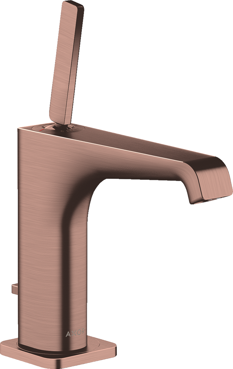 Single lever basin mixer 130 with pin handle and pop-up waste set