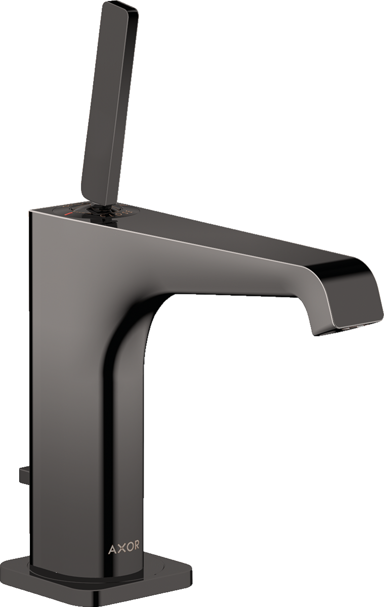 Single lever basin mixer 130 with pin handle and pop-up waste set