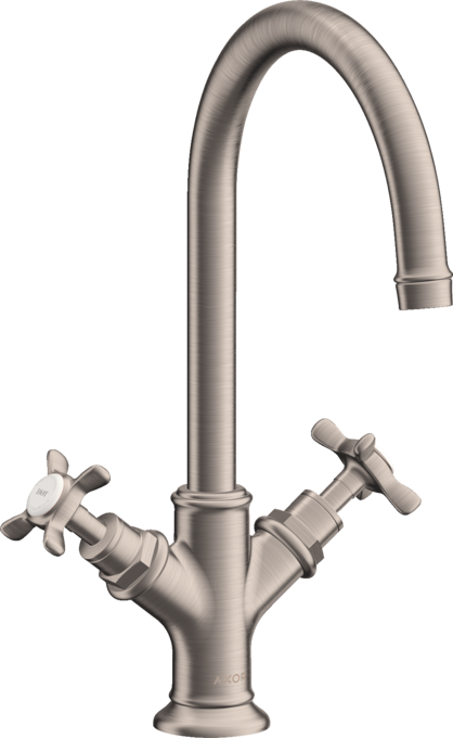 AXOR Montreux Mélangeur de lavabo 210 poignées croisillons avec tirette et vidage — 16502800
