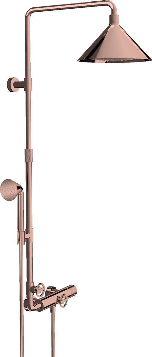 Showerpipe med termostat og hodedusj 240 2jet