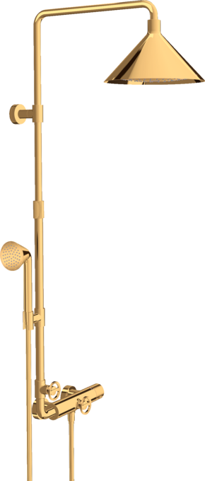 AXOR Showers/Front Colonne de douche thermostatique avec douche de tête 240 2jet — 26020990