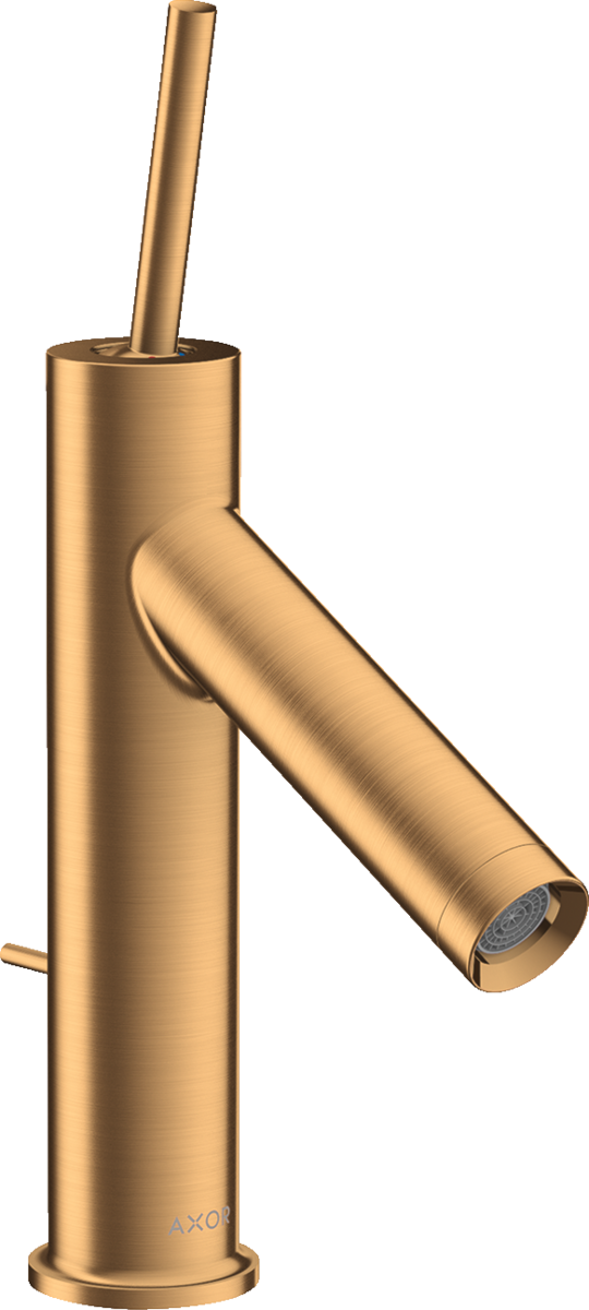 Single lever basin mixer 90 with pin handle and pop-up waste