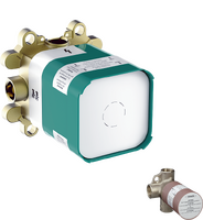 Rough, Showerhead 2-Jet with Showerarm with 2-way Green Diverter