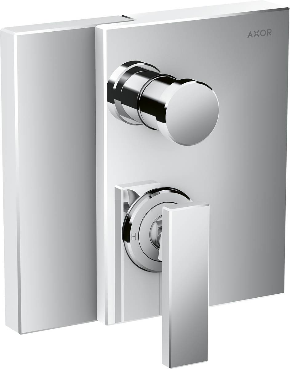 Single lever manual bath mixer for concealed installation with integrated backflow prevention