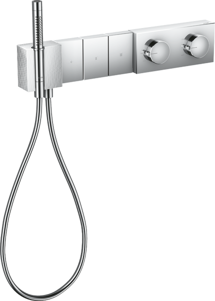 Thermostatmodul Select 540/100 Unterputz für 3 Verbraucher - Diamantschliff Thermostatmodul Select 540/100 Unterputz für 3 Verbraucher - Diamantschliff