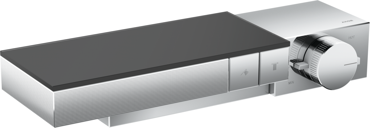 Termostato visto / empotrado para 2 funciones - corte de diamante